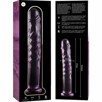 Ibiza Nebula Modelo 16 Dildo Cristal Rosa 18,5x3cm 1ud