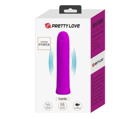 Pretty love Curtis Mini Vibrador Super Power Silicona Violet 1ud