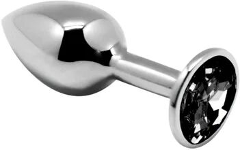 Alive Anal Pleasure Mini Plug Metal Negro Talla M 1ud