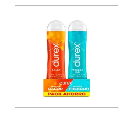 Durex Pack Lubricantes Calor 50ml + Frescor H2O 50ml