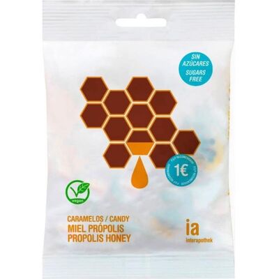 INTERAPOTHEK Caramelos sin Azúcar Sabor Miel Propolis 50 g INTERAPOTHEK Caramelos sin Azúcar Sabor Miel Propolis 50 g