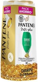 Pantene Pro-V Nutri-Plex Suave & Liso Champú Set 2x385ml