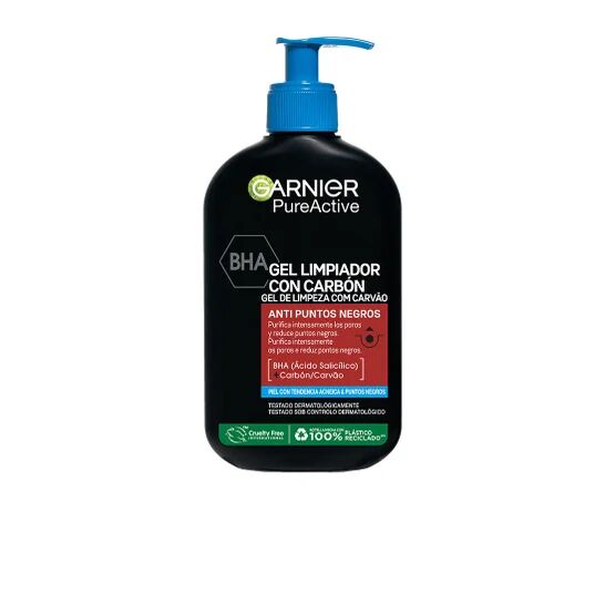 GARNIER Pure Active Gel Limpiador Carbón 250ml