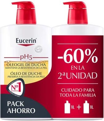 Eucerin Oleogel pack de 2 Unidades x 1L