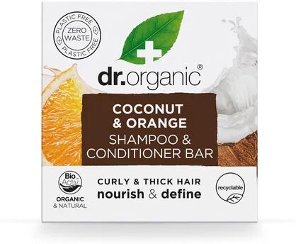 Dr. Organic Coco Naranja Champú Acondicionador Sólido 75g