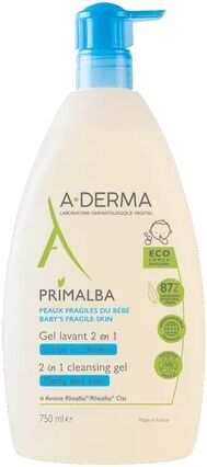 A-DERMA Primalba Gel de Baño 2en1 Cuerpo y Cabello 750ml