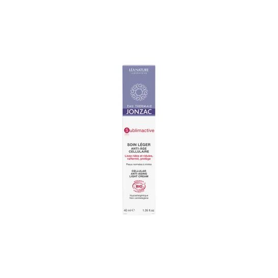 Jonzac Sublimactive Anti Age Crema Ligera 40ml