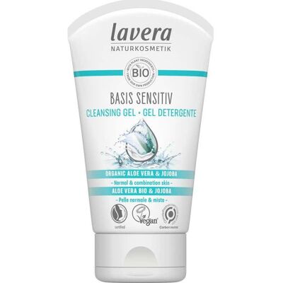 Lavera Basis Sensitiv Gel de limpieza suave - para piel normal y mixta Lavera Basis Sensitiv Gel de limpieza suave - para piel normal y mixta