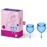 SATISFYER Kit Copa Menstrual Feel Good Azul Intenso 2uds