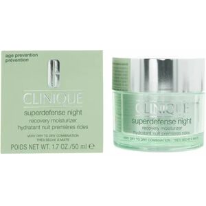 Clinique Superdefense Night Recovery Moisturizer 1/2 Crema 50ml