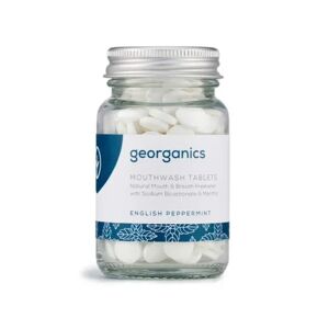 Georganics Mouthwash Tablets English Peppermint 180comp