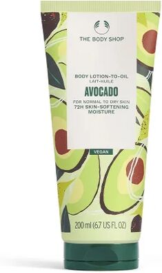 The Body Shop Avocado Body Lotion To Oil Lait Huile 200ml