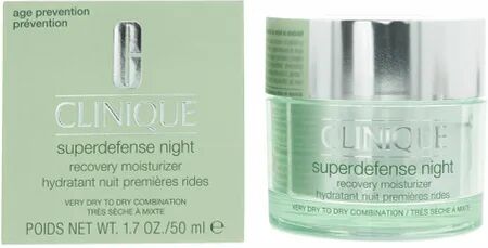 Clinique Superdefense Night Recovery Moisturizer 1/2 Crema 50ml