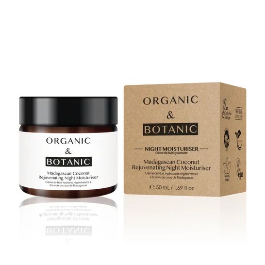 ORGANIC y BOTANIC Organic & Botanic Hidratante De Noche Coco Energizante 50ml