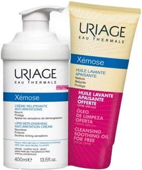 URIAGE Pack Xémose Crema Relipidante + Aceite Lavante