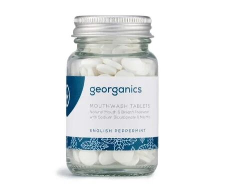 Georganics Mouthwash Tablets English Peppermint 180comp