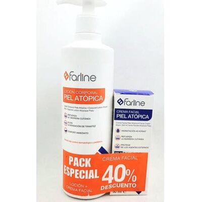 Farline Atopia Loción 500 ml + Crema Facial 50 ml Farline Atopia Loción 500 ml + Crema Facial 50 ml