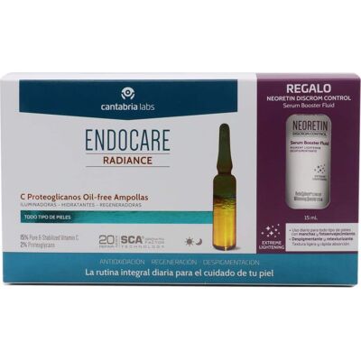 Endocare Radiance C Proteoglicanos Oil Free Amp + Neoretin Discrom Control Endocare Radiance C Proteoglicanos Oil Free Amp + Neoretin Discrom Control