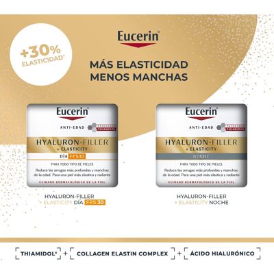 Eucerin Hyaluron Filler Elasticity Dia 50ml + Crema Noche 50 ml Eucerin Hyaluron Filler Elasticity Dia 50ml + Crema Noche 50 ml