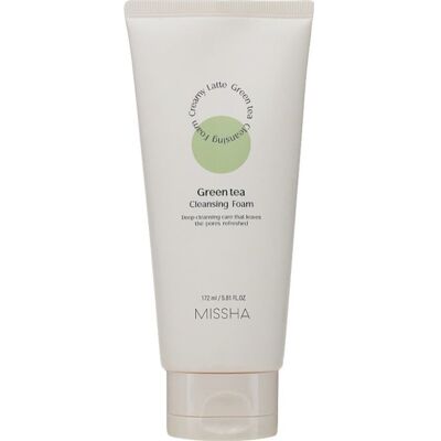 Missha Espuma Limpiadora Profunda Latte Crema Té Verde - Espuma Limpiadora Missha Espuma Limpiadora Profunda Latte Crema Té Verde - Espuma Limpiadora