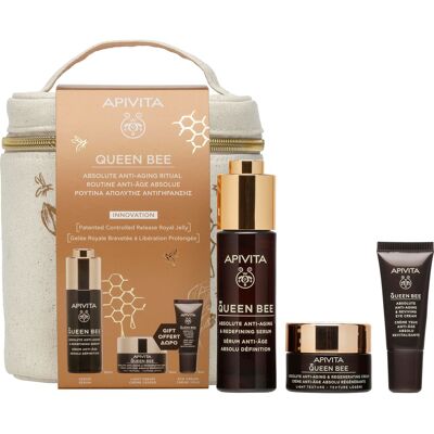 Apivita Ritual Antiedad Queen Bee Sérum + Crema Ligera 15 ml + Contorno 5 ml Apivita Ritual Antiedad Queen Bee Sérum + Crema Ligera 15 ml + Contorno 5 ml