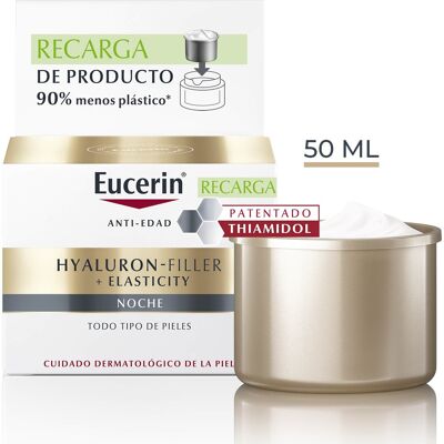 Eucerin Hyaluron Filler + Elasticity Crema Noche Recarga 50ml Eucerin Hyaluron Filler + Elasticity Crema Noche Recarga 50ml