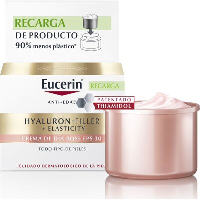 Eucerin Hyaluron Filler + Elasticity Crema Día Rosé Spf30 Recarga 50 ml Eucerin Hyaluron Filler + Elasticity Crema Día Rosé Spf30 Recarga 50 ml