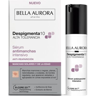 Bella Aurora Despigmenta10 Sérum Antimanchas Intensivo Manchas Solares y Edad 30 ml Bella Aurora Despigmenta10 Sérum Antimanchas Intensivo Manchas Solares y Edad 30 ml