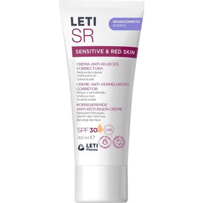 LetiSR Crema Anti-Rojeces Correctora SPF30 40ml LetiSR Crema Anti-Rojeces Correctora SPF30 40ml