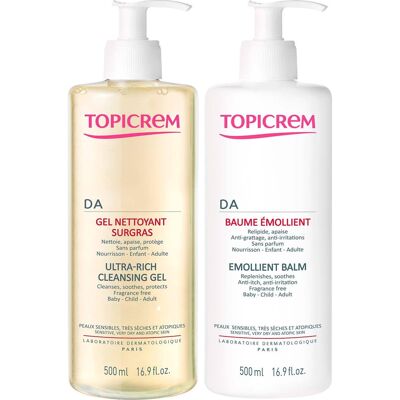 Topicrem Da Protect Emolient Balm - Limpieza Profunda, Hidratación 24H, Hipoalergénico Topicrem Da Protect Emolient Balm - Limpieza Profunda, Hidratación 24H, Hipoalergénico