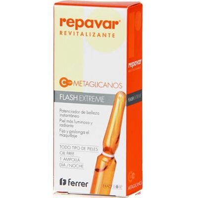 Ampollas Faciales Revitalizantes Metaglicanos Flash Extreme de Repavar - Ampollas faciales Ampollas Faciales Revitalizantes Metaglicanos Flash Extreme de Repavar - Ampollas faciales