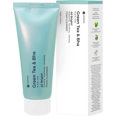 JKosmec Limpiador de Espuma Todo Brillante de Té Verde y BHA - Foam Cleanser JKosmec Limpiador de Espuma Todo Brillante de Té Verde y BHA - Foam Cleanser