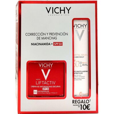 Vichy Pack Liftactiv Crema B3 SPF50 50ml + UV-Age Daily SPF50+ 15ml Vichy Pack Liftactiv Crema B3 SPF50 50ml + UV-Age Daily SPF50+ 15ml