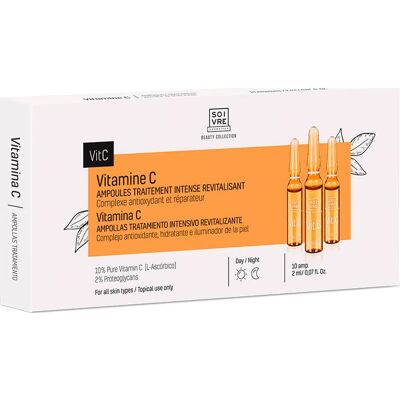 Soivre Cosmetics Soivre Vitamina C Tratamiento Intensivo Revitalizante 10 Ampollas. Soivre Cosmetics Soivre Vitamina C Tratamiento Intensivo Revitalizante 10 Ampollas.