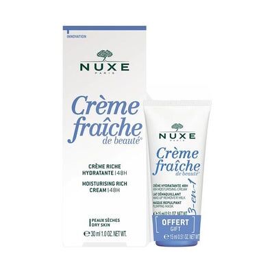 Nuxe Crème Fraîche de Beauté Crema Rica Hidratante 48h 30 ml + 3 en 1 15 ml Nuxe Crème Fraîche de Beauté Crema Rica Hidratante 48h 30 ml + 3 en 1 15 ml