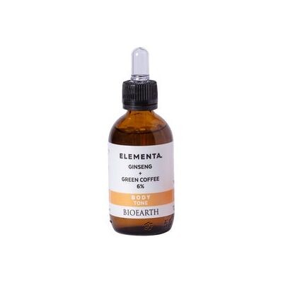 Bioearth Elementa Body Tone ginseng + green Coffee 6% 50 ml Bioearth Elementa Body Tone ginseng + green Coffee 6% 50 ml