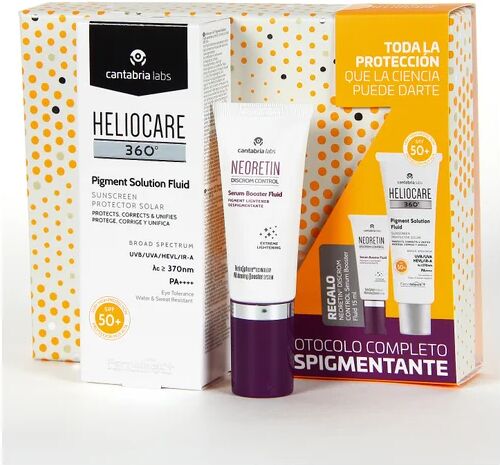 Heliocare Pack 360º Pigment Solution Fluid + Neoretin Serum