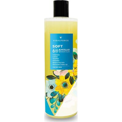 VIDALFORCE - Limpiador Facial Micelar Suave - 400ml - Micelar - Makeup Remover VIDALFORCE - Limpiador Facial Micelar Suave - 400ml - Micelar - Makeup Remover