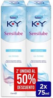 Durex KY Sensilube Gel Íntimo Lubricante 2x75ml