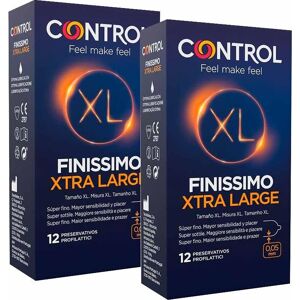Preservativos CONTROL Finissimo XL Pack 12+12 Unidades - Preservativos Preservativos CONTROL Finissimo XL Pack 12+12 Unidades - Preservativos