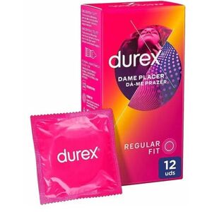 Durex Dame Placer - 12 preservativos - Superficie texturizada - Preservativos Durex Dame Placer - 12 preservativos - Superficie texturizada - Preservativos