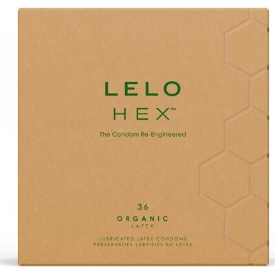 Lelo Hex Pack Organic Latex Condoms 36uds Lelo Hex Pack Organic Latex Condoms 36uds