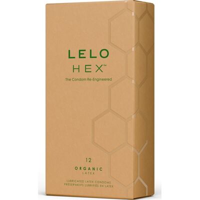 Lelo Hex Pack Organic Latex Condoms 12uds Lelo Hex Pack Organic Latex Condoms 12uds