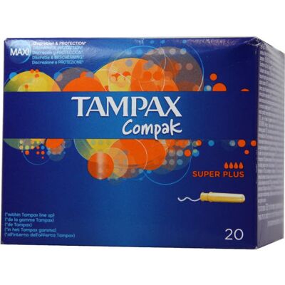 Tampax Compak Super Plus 20 U Tampax Compak Super Plus 20 U