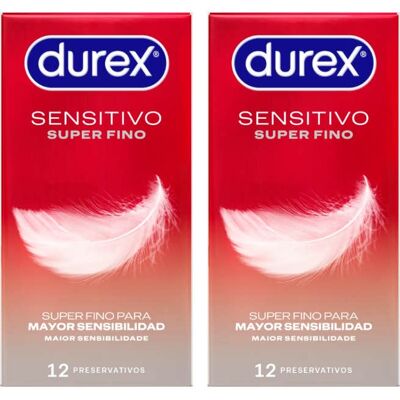 Durex Sensitivo Contacto Total - Preservativos 54mm - 24 uds Durex Sensitivo Contacto Total - Preservativos 54mm - 24 uds