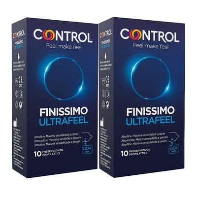 CONTROL Ultrafeel Preservativos 2x10uds CONTROL Ultrafeel Preservativos 2x10uds