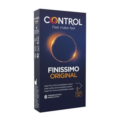 CONTROL Finissimo Original Preservativos 6 uds CONTROL Finissimo Original Preservativos 6 uds