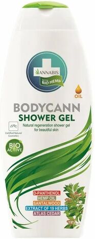 ANNABIS Bodycann gel de baño natural con aceite de cáñamo 250ml