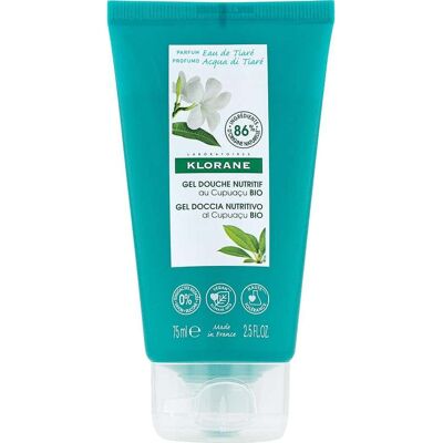 Gel de Ducha Agua de Tiaré de Klorane - Vegano, Orgánico, 75ml Gel de Ducha Agua de Tiaré de Klorane - Vegano, Orgánico, 75ml