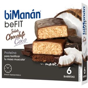 biManán® Bimanan Pro Barrita Chocolate Y Coco 6uds